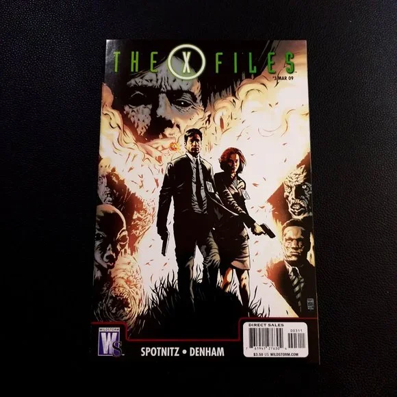 Wildstorm DC Comics X-Files 3 March 2009 Book Collector Bagged Boarded - Picture 1 of 2
